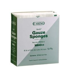 Caring Woven Sterile Gauze Sponges by Medline